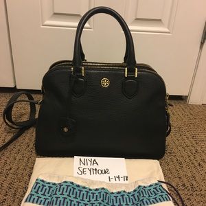 EUC Triple Zip Tory Burch Robinson Satchel